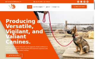 V3 Gun Dogs & Canine Academy website
