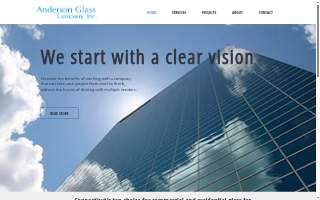 Anderson Glass website