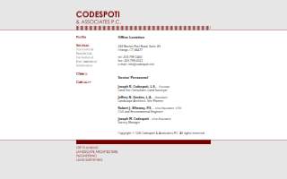 Codespoti & Associates, PC website