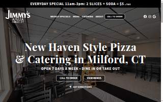 Jimmy's Apizza website