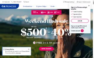 Princess Home Care website