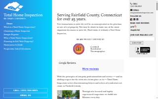 Total Home Inspection of Orange website