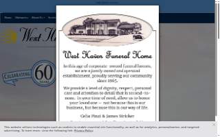 West Haven Funeral Home of Orange website