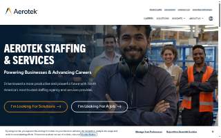 Aerotek website