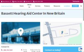 Bassett Hearing Aid Center website