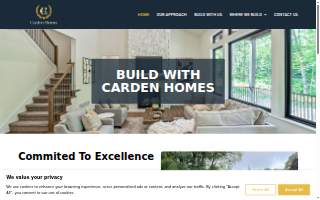 Carden Home Improvement website
