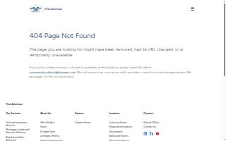 First American Title Insurance Company website