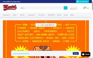 Martel Music Store website