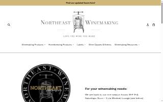 Northeast Winemaking website