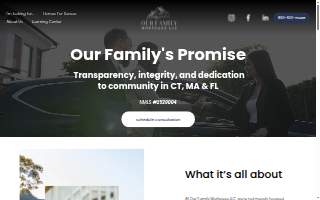 Our Family Mortgage of Plainville website