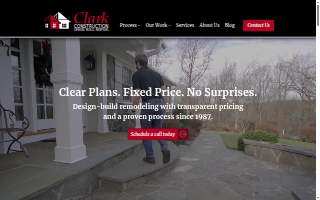 Clark Construction of Ridgefield website