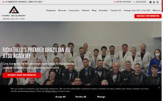 Core Academy BJJ website
