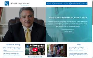 Cramer & Anderson LLP - Ridgefield website