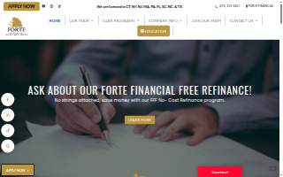 Forte Financial website