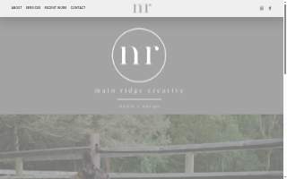 Main Ridge Creative website