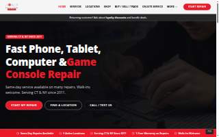 Mobile Rescue Tech Repair website