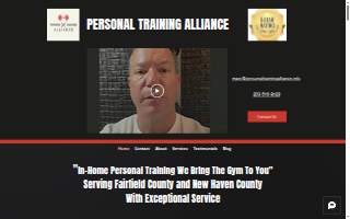 Personal Training Connection website
