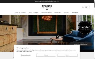 Treated Groom Spa website