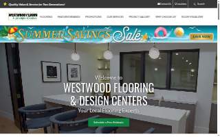 Westwood Flooring and Design Center website