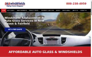 A & A Windshields website