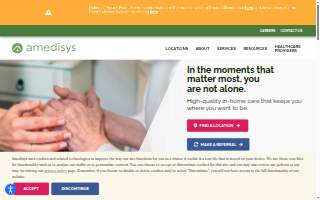 Amedisys Home Health Care of Youngsville website