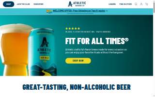 Athletic Brewing Company website