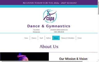 Children's Studio for the Performing Arts - CSPA website