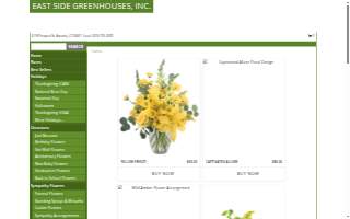 East Side Greenhouses website