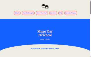 Happy Day Preschool LLC website