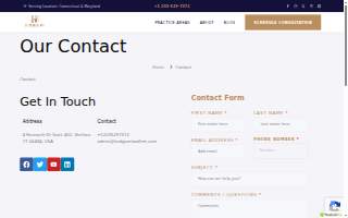 Hodgson Law Firm, PLLC website