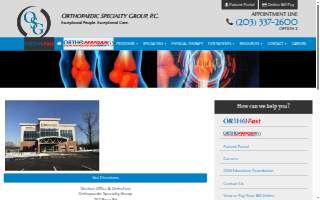 Orthopaedic Specialty Group website