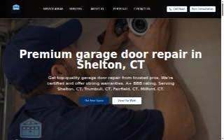 Shelton Garage Door Center website