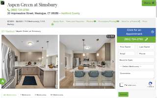 Aspen Green at Simsbury website