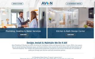 Avon Plumbing & Heating website