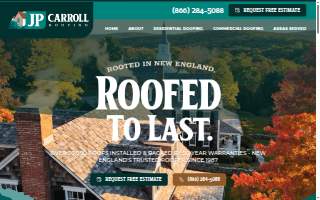 JP Carroll Roofing website