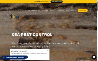 Kea Pest Control website