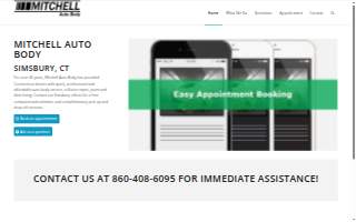 Mitchell Auto Body website