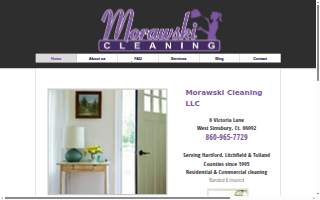Morawski Cleaning LLC website