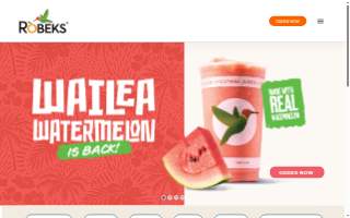Robeks Fresh Juices & Smoothies website