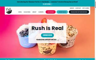 Rush Bowls website