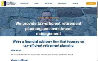 SkyBlue Wealth Advisors - Fee-Only of Simsbury website