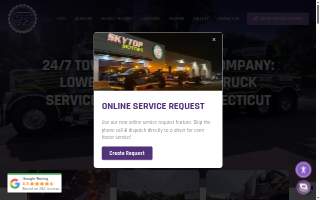 Skytop Towing & Recovery LLC of Bristol website
