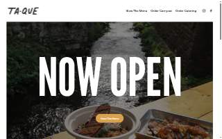 TA-Que Food Truck website