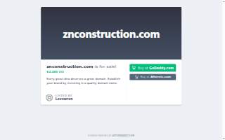 ZN Construction website