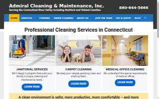 Admiral Cleaning & Maintenance website