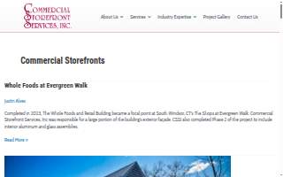Commercial Storefront Services Inc. website