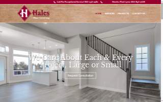 Hale's Floor Covering, LLC website