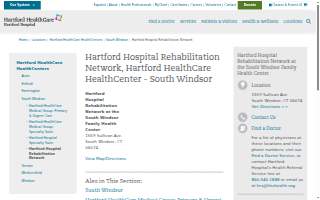 Hartford HealthCare Rehabilitation Network website