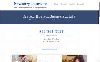 Newberry Insurance website