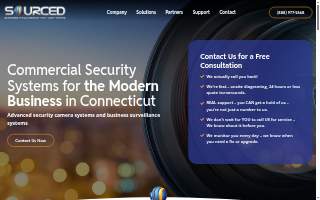 Sourced Security Solutions of Windsor website